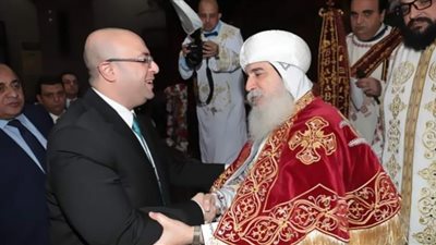 المحافظ يشهد قُداس عيد الميلاد المجيد بمطرانية بني سويف