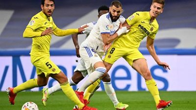 ريال مدريد في صدام مشتعل أمام فياريال بالدوري الإسباني