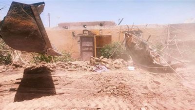 أسوان: إزالة 117 حالة تعدى على الأراضي بمساحة 63 ألف متر