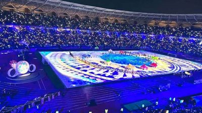 شاهد.. لقطات ساحرة في افتتاح بطولة كأس الخليج العربي