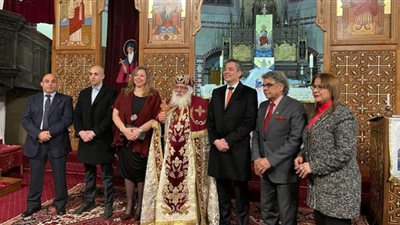 الجالية المصرية في ألمانيا تحتفل بأعياد الميلاد المجيدة.. صور