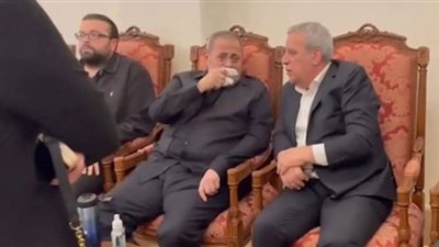 جورج وسوف باكيًا في عزاء نجله: 