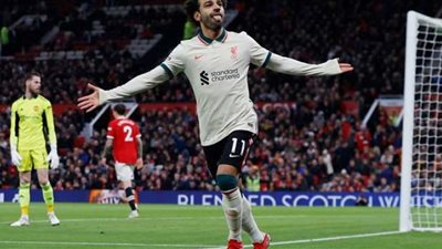 محمد صلاح يقترب من رقم قياسي في مواجهة ليفربول ومانشستر يونايتد