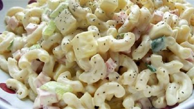طريقة عمل سلطة مكرونة بالمايونيز والجبن