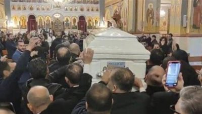 جنازة وديع جورج وسوف| زغاريد وصراخ في يوم الوداع (صور)