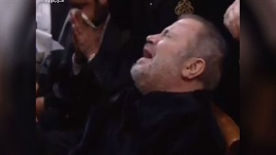 جورج وسوف يقبل نعش نجله وديع والحسرة تملأ قلبه (صور)