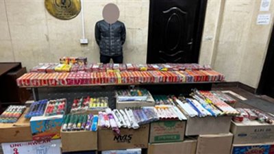 ضبط مليون قطعة ألعاب نارية