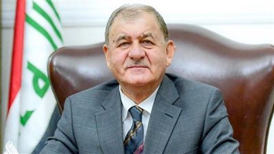 الرئيس العراقي يؤكد مؤقف بلاده الثابت تجاه القضية الفلسطينية