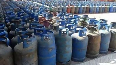 ضبط 400 أسطوانة غاز بالسوق السوداء
