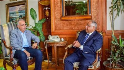 وزير الرى يناقش فعاليات أسبوع المياه مع سفير مصر بالسويد