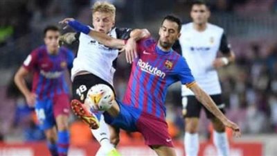 موعد مباراة برشلونة وفالنسيا بالدوري الإسباني