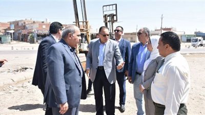 محافظ الشرقية يأمر بتطوير مدخل المدينة الصناعية ببلبيس