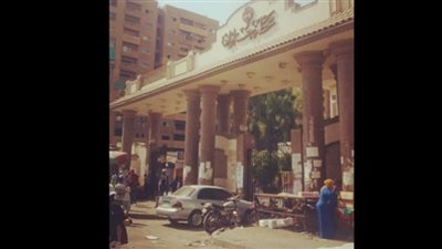 حملة لرفع الإشغالات من محيط محطة مترو حلوان