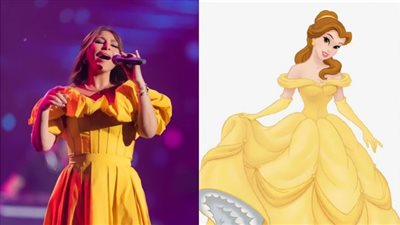 إليسا تخطف الجمهور بفستان أميرة الجميلة والوحش وتغني لشيرين عبد الوهاب