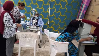 قافلة طبية للعيون بمركز شباب المنيا