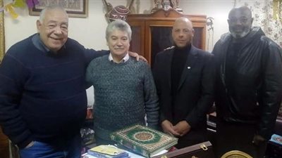 رئيس الاتحاد االمصري لكمال الاجسام يستقبل نظيره الليبي لبحث سبل التعاون
