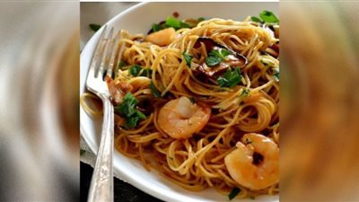 أشهى طريقة تحضير باستا بالجمبري