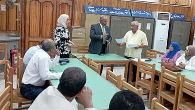 وكيل تعليم بني سويف تفعيل دور مدير المدرسة لتنمية الوعي بالمتغيرات المناخية