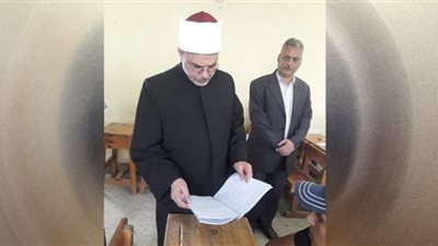 رئيس جامعة الأزهر يتفقد امتحانات الدور الثاني للشهادة الثانوية