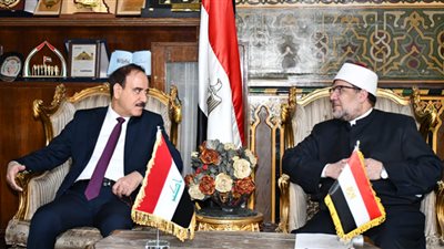 وزير الأوقاف يستقبل رئيس ديوان الوقف السني بالعراق