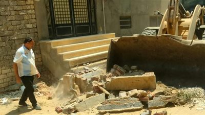 إزالة 68 حالة إشغال متنوعة بشوارع مدينة طامية بالفيوم