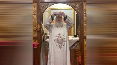 الأنبا غبريال يترأس فعاليات روحية بدير العذراء المحرق (شاهد)