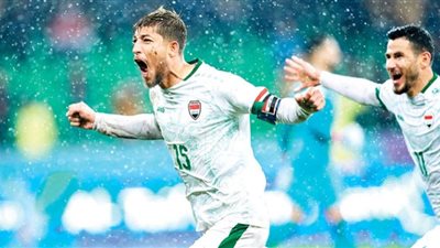 خليجي 25..العراق يتقدم على اليمن في الشوط الاول
