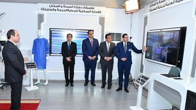 متحدث الرئاسة ينشر صور افتتاح السيسي للشبكة الوطنية لخدمات الطوارئ