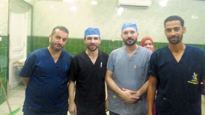 استخراج ١٢٠ حصوة من كلية مريضة بمستشفى الدلنجات