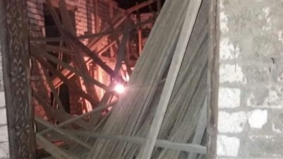 إزالة التعديات ومصادرة معدات ومواد البناء بالفيوم