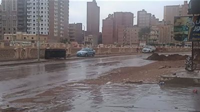 هطول أمطارما بين خفيفة ومتوسطة بعدد من مدن كفر الشيخ