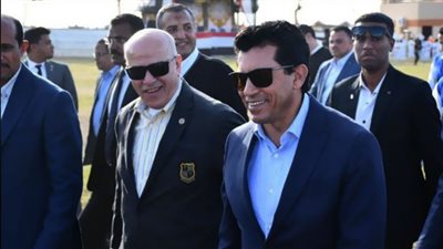 وزير الرياضة ورئيس الهيئة العربية للتصنيع يتفقدان المدينة الشبابية بالأقصر