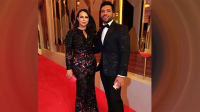 أول ظهور لإيمي سمير غانم بعد الولادة (شاهد)