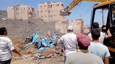 إزالة 184 حالة تعدى على أملاك الدولة بالدقهلية