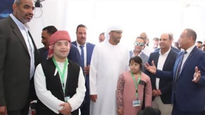 وفد مؤسسة زايد العليا لأصحاب الهمم يصل مطروح لتفقد مراكز التخاطب والتأهيل