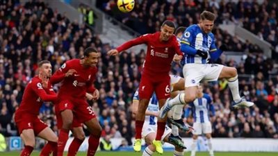 التعادل يحسم الشوط الأول بين ليفربول وبرايتون وسط تراجع للريدز