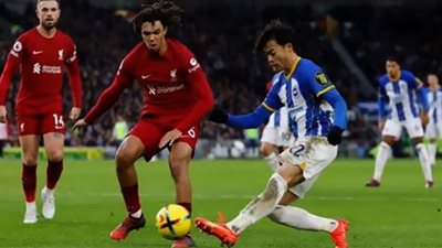 برايتون يباغت ليفربول بالهدف الأول