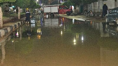 محافظ الغربية يتابع عمليات كسح مياه الأمطار من الشوارع