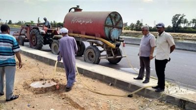 محافظ الشرقية يتابع مع رؤساء المراكز زراعة الأشجار المثمرة