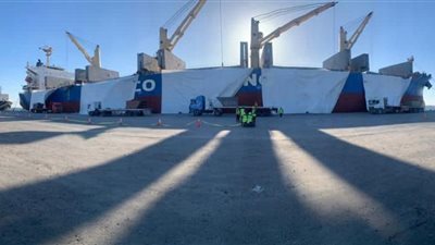 رصيف قناة السويس الجديد يحقق أعلى معدل لتداول البضائع