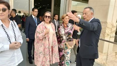 متحف الحضارة يستقبل حرم رئيس وزراء لبنان