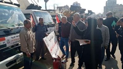 رئيس المحلة الكبري يشهد التدريب المشترك لمجابهة الأزمات