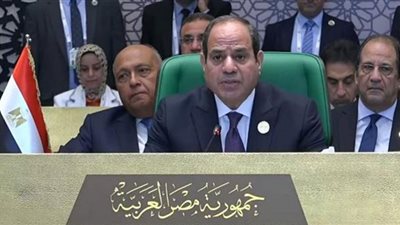 رسائل الرئيس السيسى من القمة العربية بالجزائر
