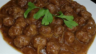 طريقة عمل كفتة بالصوص البني زي المطاعم