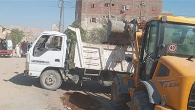 رفع 80 طن مخلفات قمامة بقرى دشنا