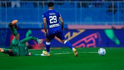 صالح الشهيري يضاعف نتيجة مباراة الهلال و العدالة في دوري روشن
