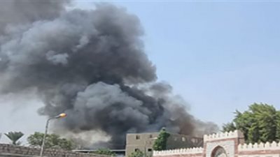 اندلاع حريق داخل مصنع قطن بحلوان