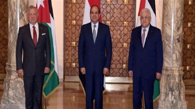 لدعم القضية الفلسطينية.. قمة ثلاثية اليوم في مصر
