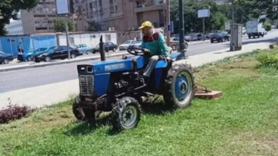 رفع كفاءة الخدمات بنطاق شوارع وميادين حى المعادى