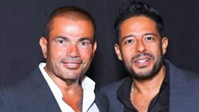 عمرو دياب ومحمد حماقي يجتمعان في احتفالات كأس العالم 2022